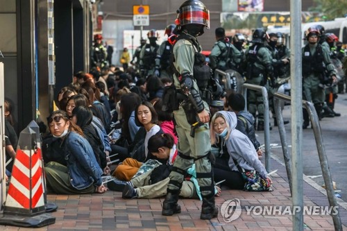 홍콩 시위 사태. [사진 = AFP/연합뉴스]