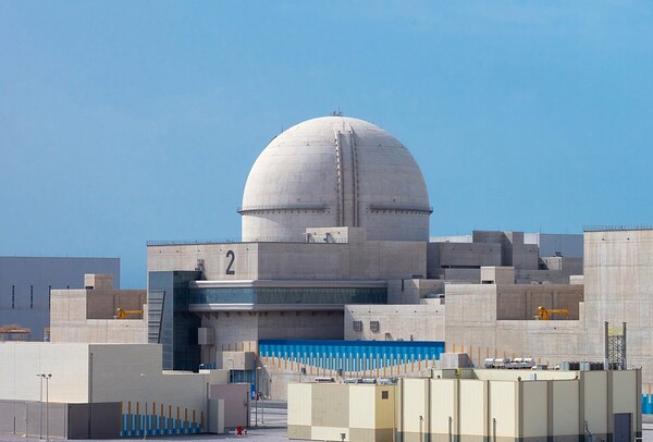 우리가 건설한 아랍에미리트연합(UAE) 바라카 원전 2호기. [사진 = 연합뉴스]